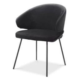 EICHHOLTZ Valgomojo kėdė KINLEY – Roche black velvet