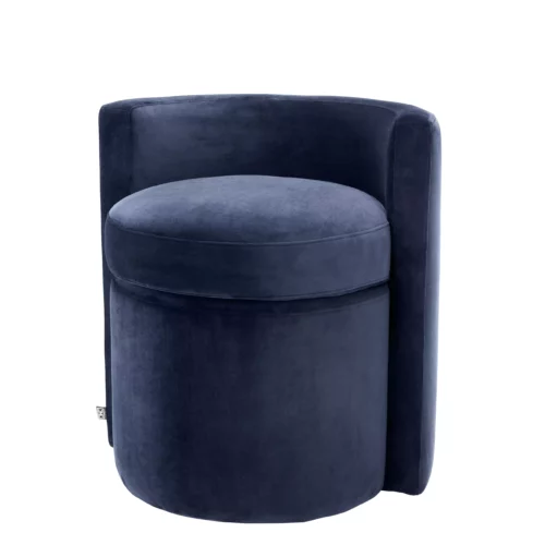 Pufas ARCADIA - Savona midnight blue velvet