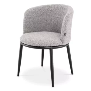Valgomojo kėdė FILMORE - Bouclé grey