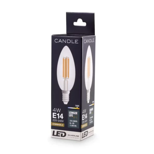 LED Lemputė CANDLE 4W E14 (4 vnt.) - Image 4